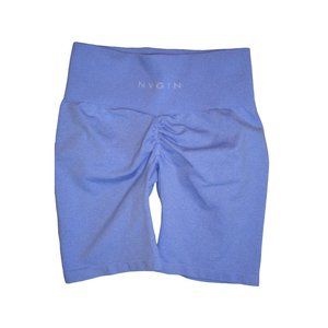 NVGTN Periwinkle Blue Seamless Shorts Size Small